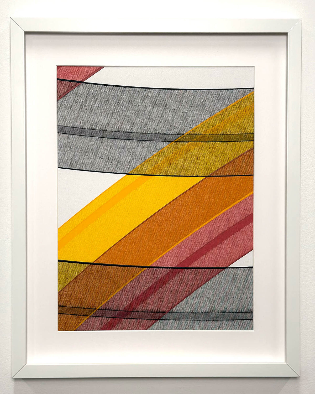 Connected Study 17 by Tavar Zawacki, original acrylic painting on canvas from the Connected series