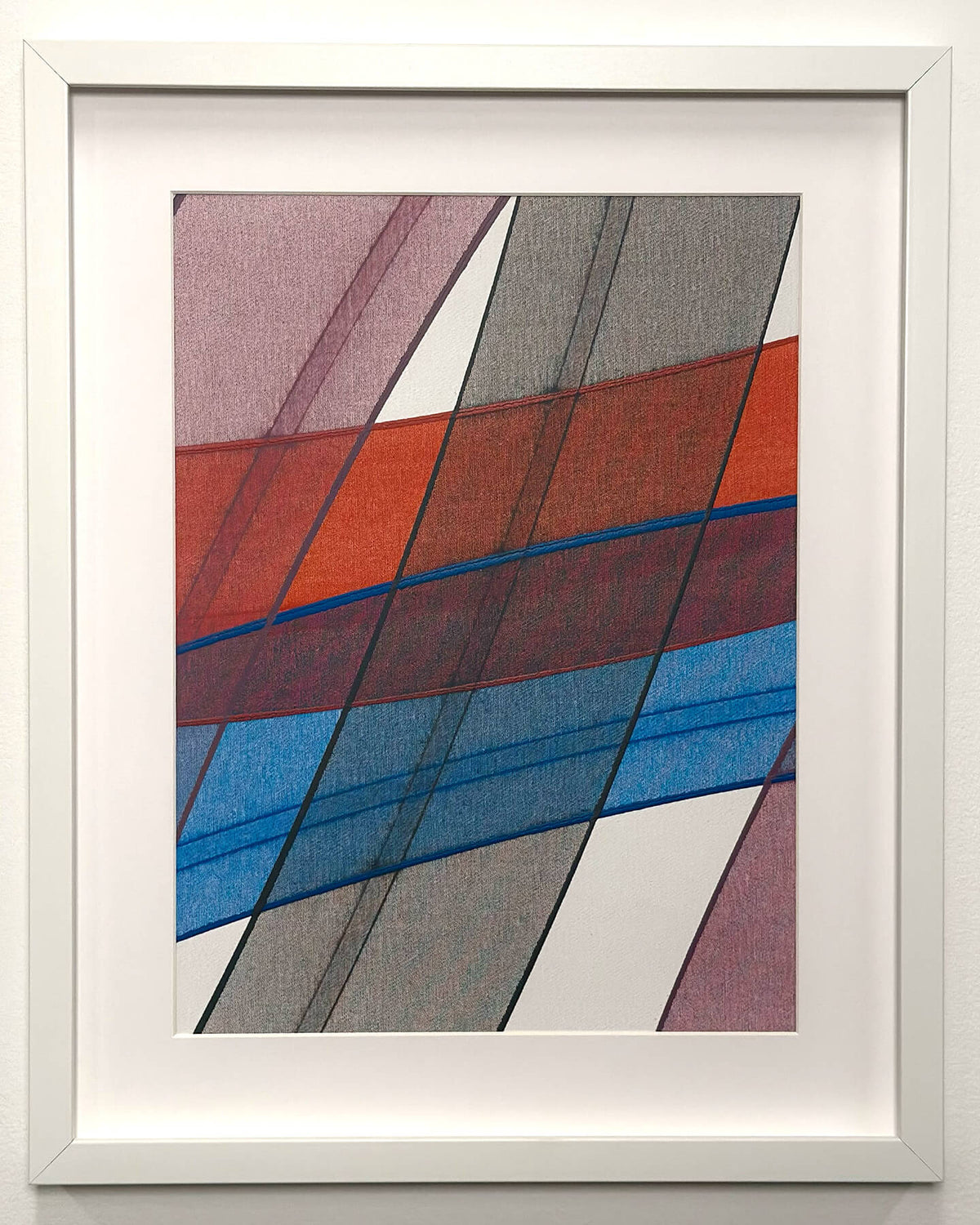 Connected Study 22 by Tavar Zawacki, original acrylic painting on canvas from the Connected series