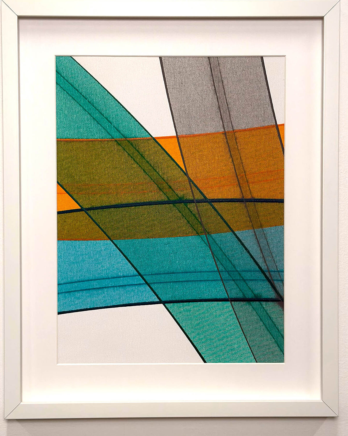 Connected Study 29 by Tavar Zawacki, original acrylic painting on canvas from the Connected series