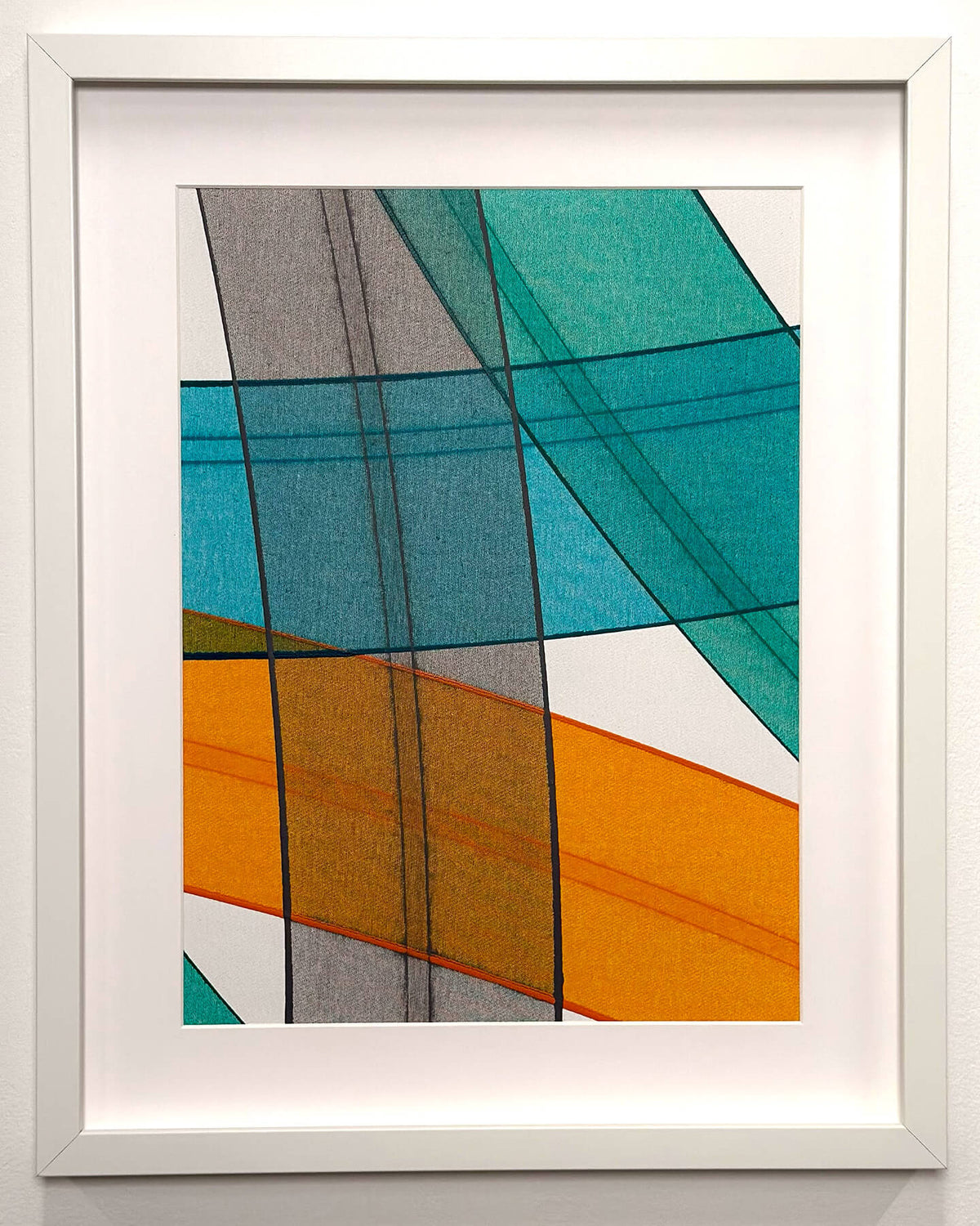Connected Study 30 by Tavar Zawacki, original acrylic painting on canvas from the Connected series