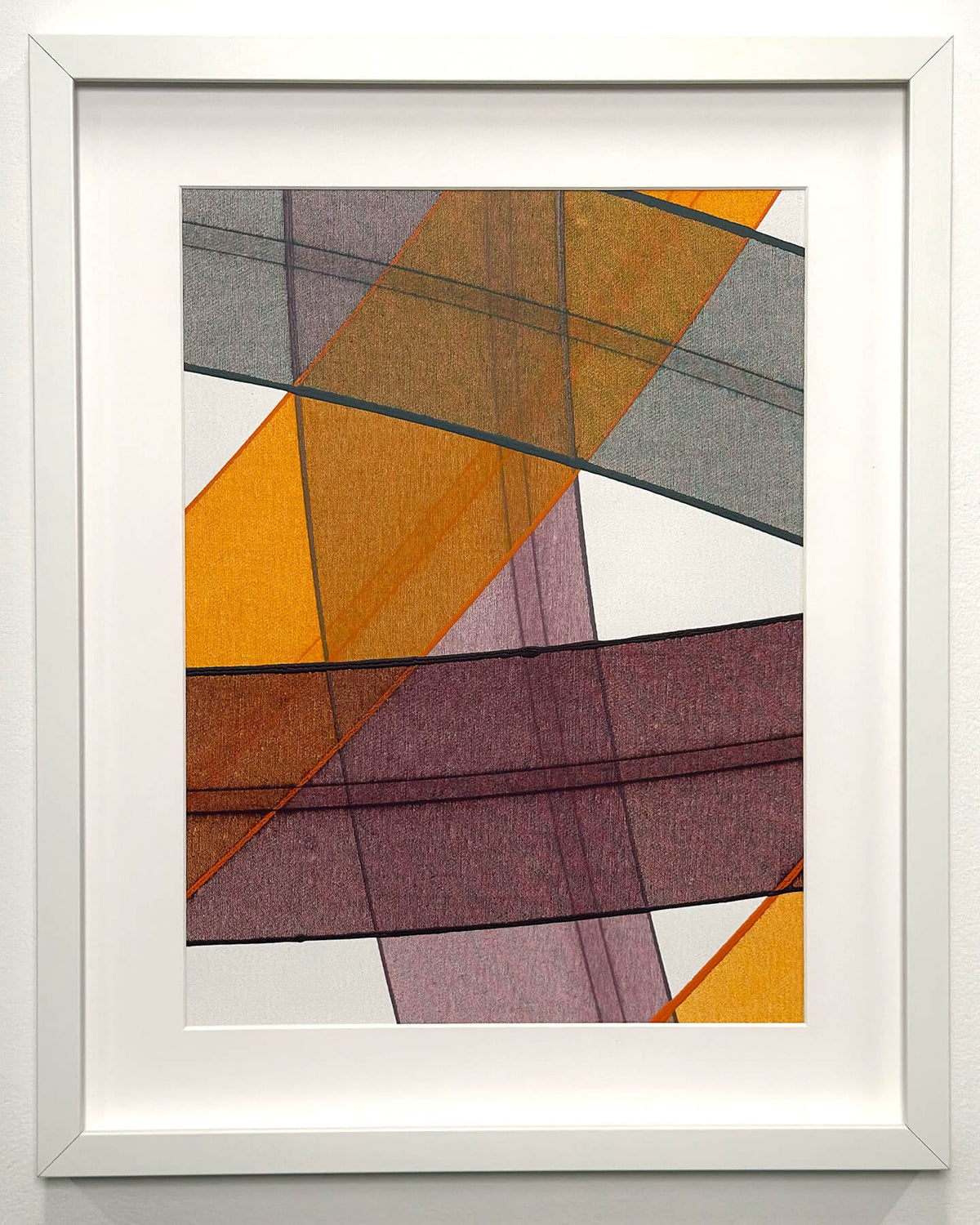 Connected Study 02 by Tavar Zawacki, original acrylic painting on canvas from the Connected series