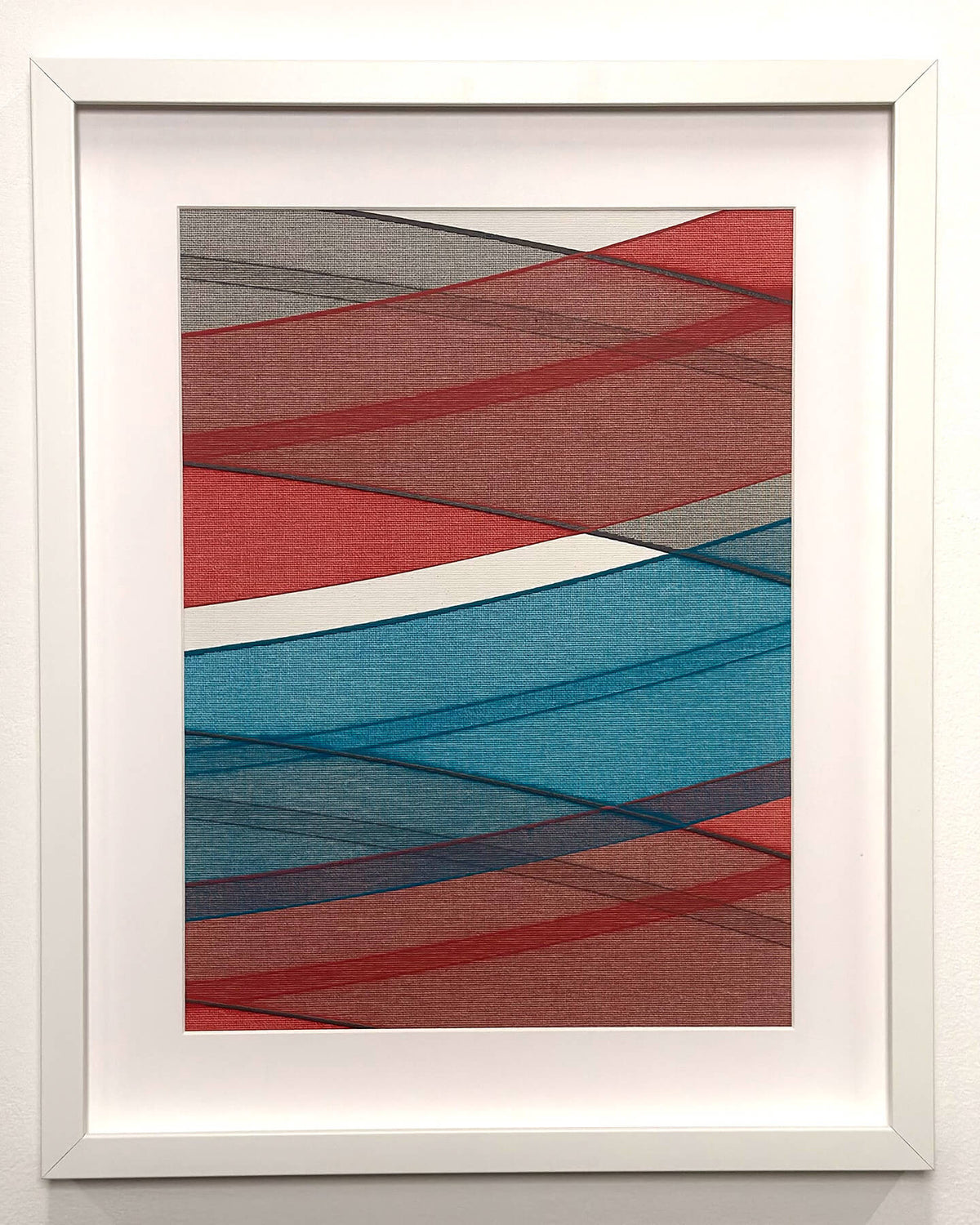 Connected Study 07 by Tavar Zawacki, original acrylic painting on canvas from the Connected series