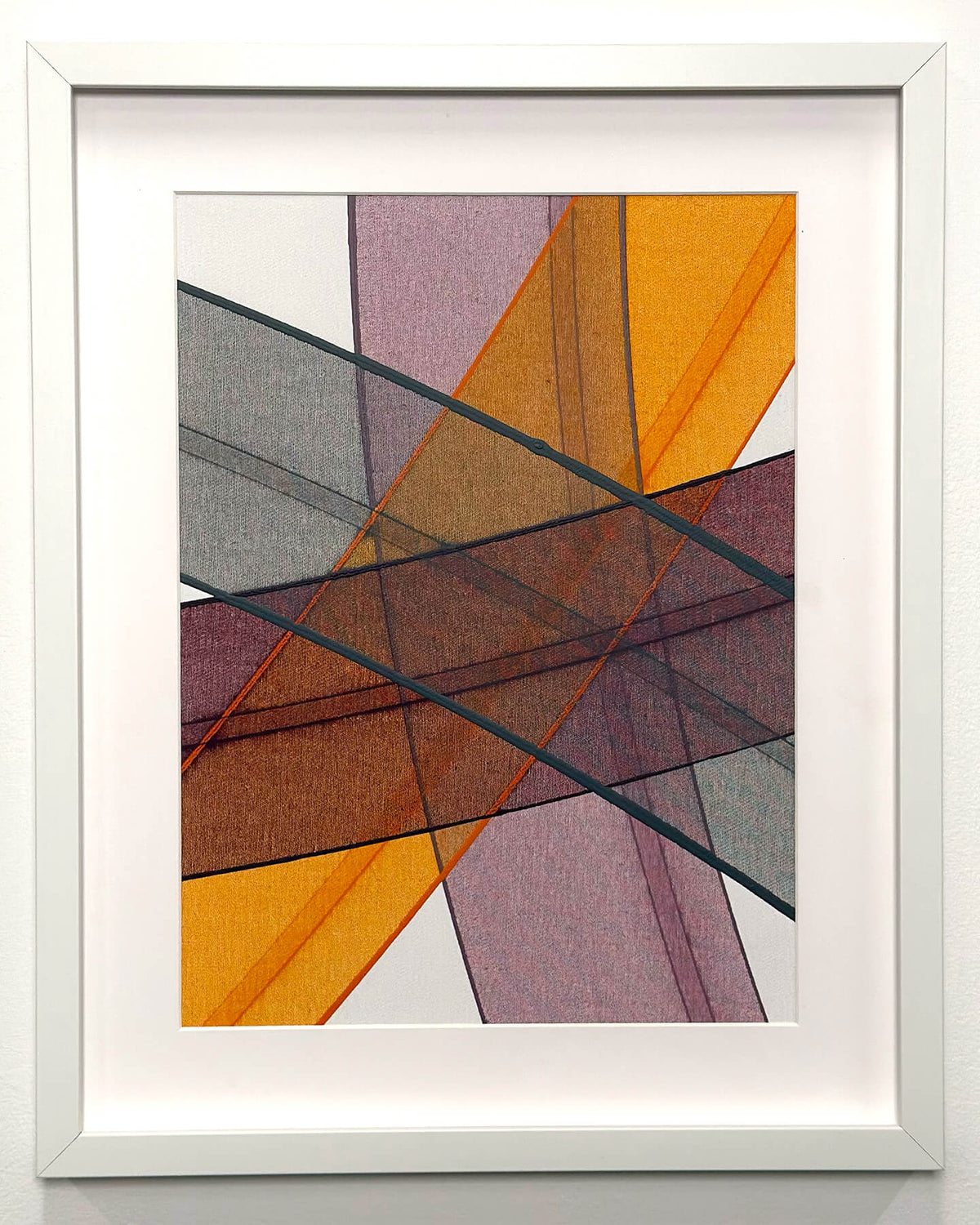 Connected Study 01 by Tavar Zawacki, original acrylic painting on canvas from the Connected series