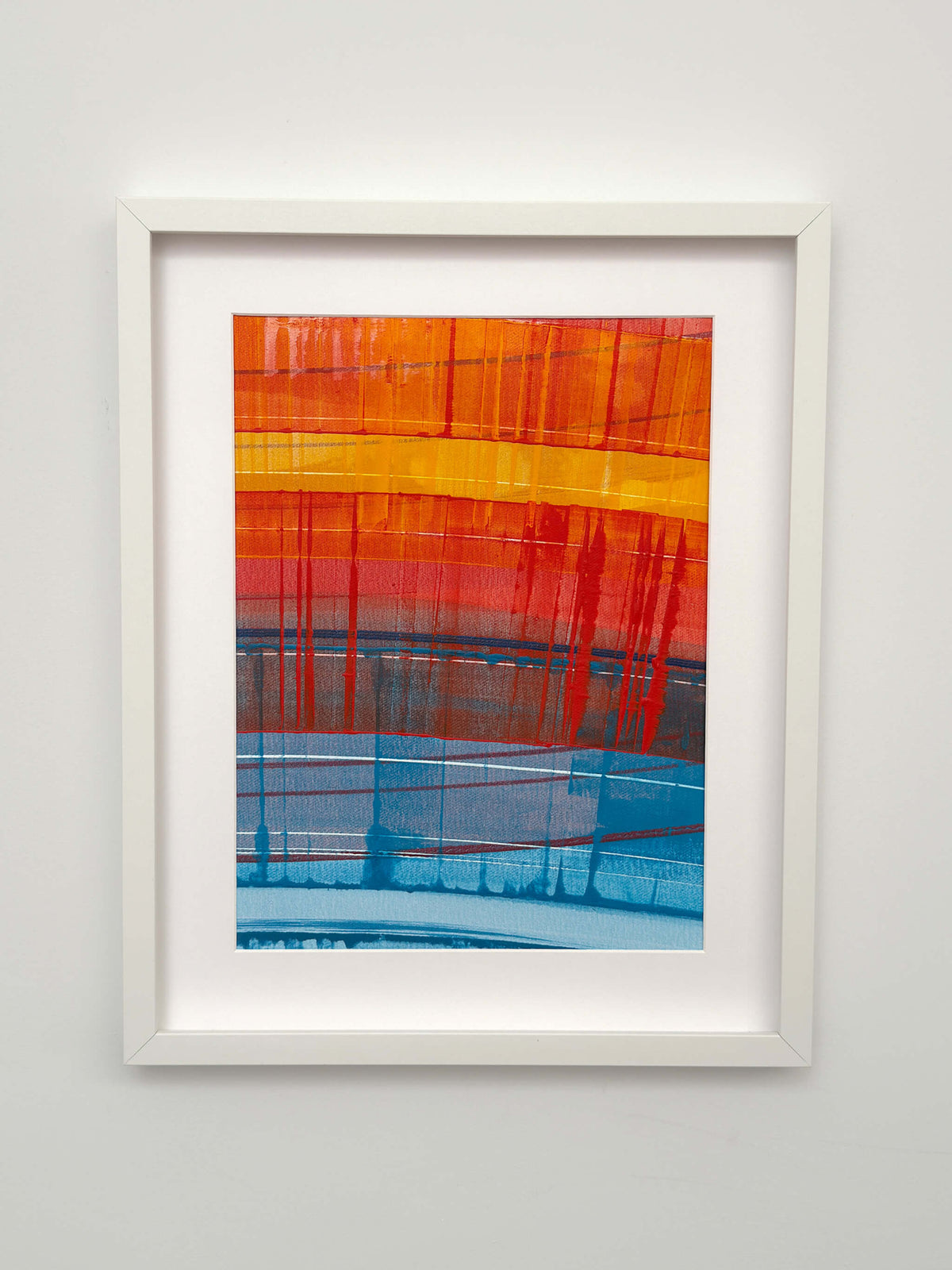Connected Study 58 by Tavar Zawacki, original acrylic painting on canvas from the Connected series