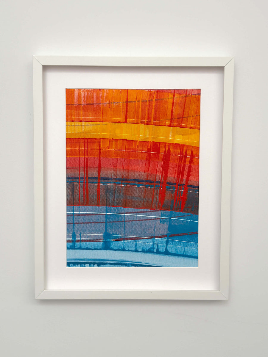 Connected Study 58 — Tavar Zawacki by Tavar Zawacki, 2026 original acrylic painting on canvas from the Connected series