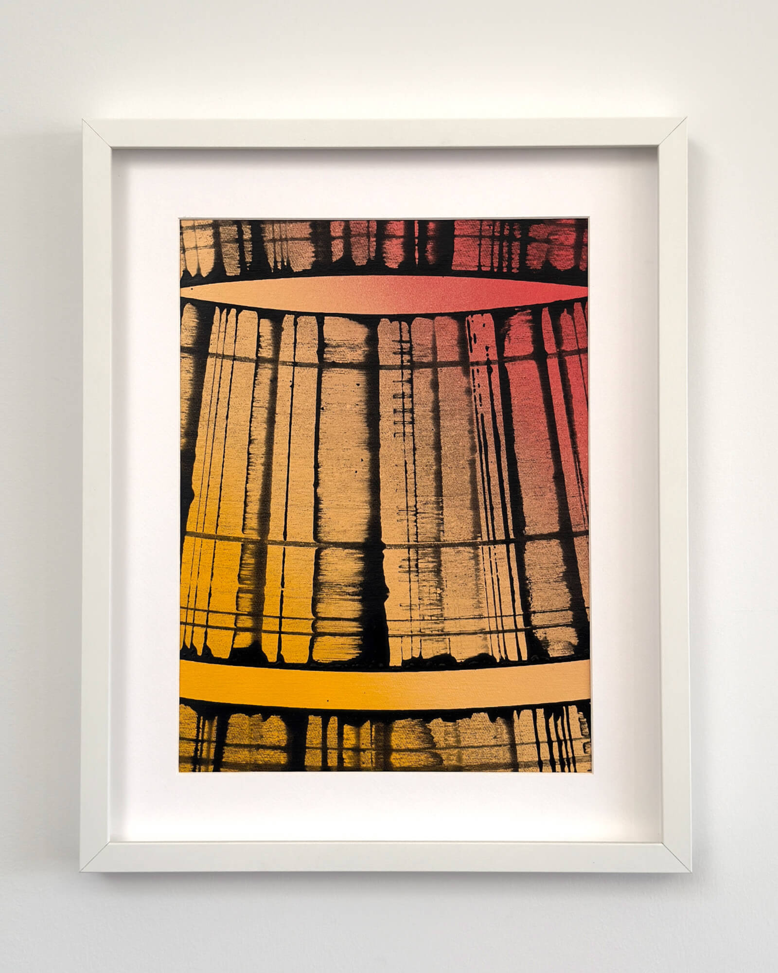 Interplay Study 04 by Tavar Zawacki, 2026 original acrylic painting on canvas from the Interplay series