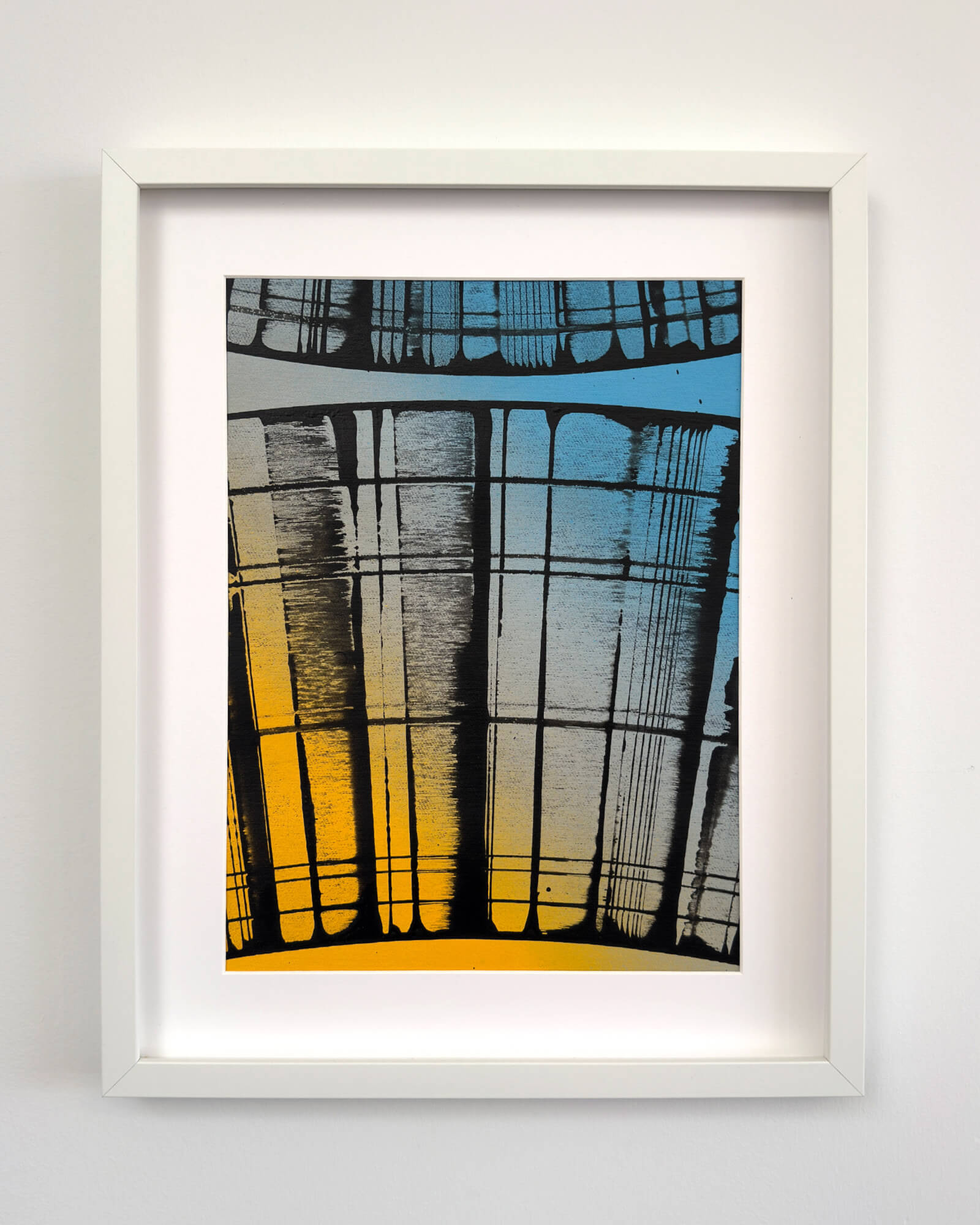 Interplay Study 08 by Tavar Zawacki, 2026 original acrylic painting on canvas from the Interplay series