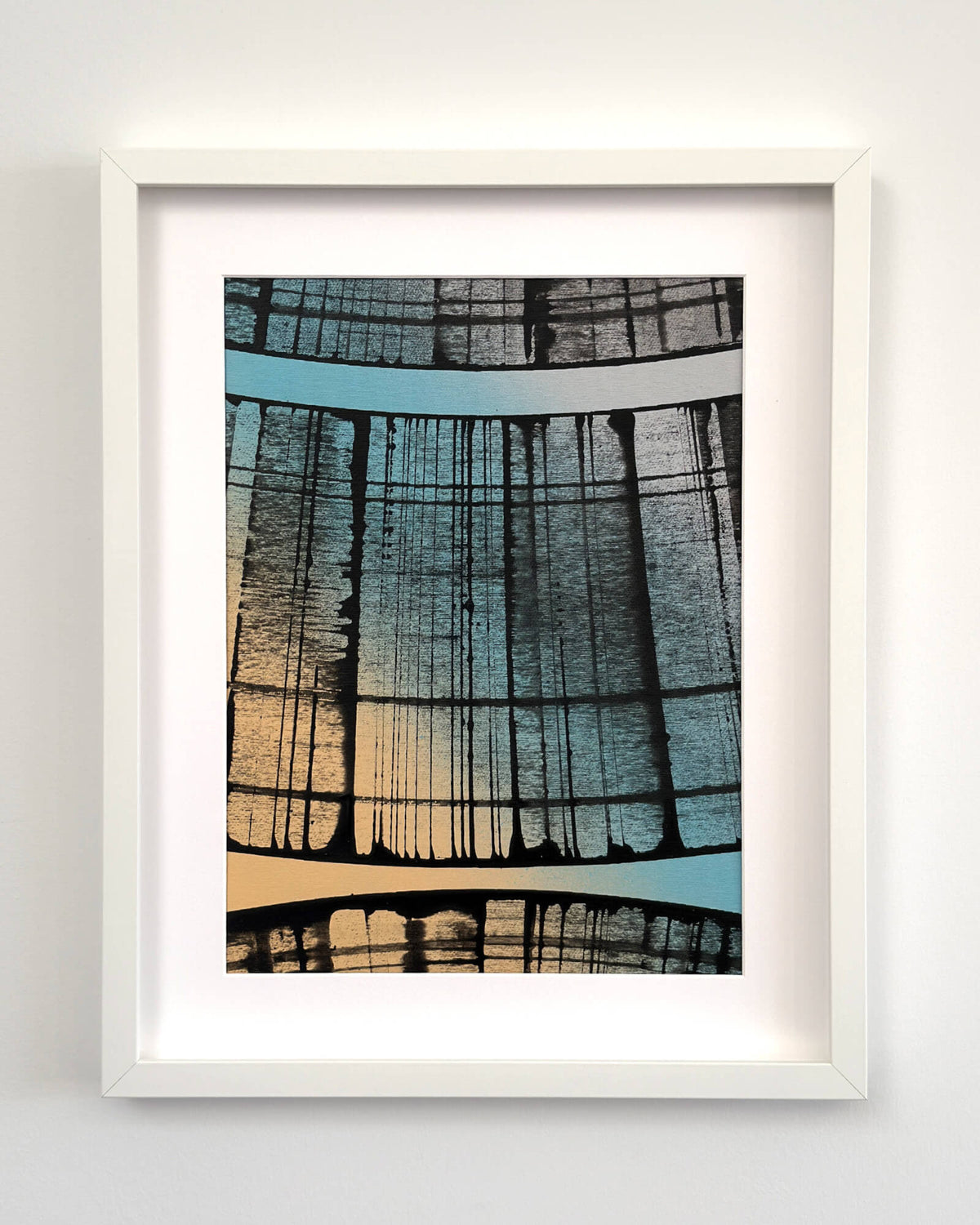 Interplay Study 10 by Tavar Zawacki, 2026 original acrylic painting on canvas from the Interplay series